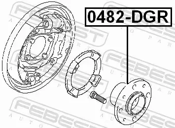 FEBEST PIASTA KOŁA 0482-DGR 