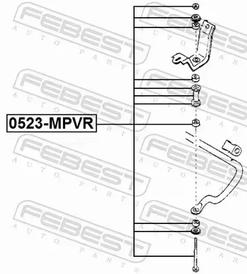 FEBEST ŁĄCZNIK STABILIZATORA 0523-MPVR 