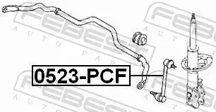 FEBEST ŁĄCZNIK STABILIZATORA 0523-PCF 