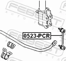 FEBEST ŁĄCZNIK STABILIZATORA 0523-PCR 