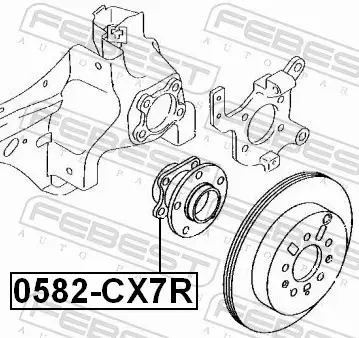 FEBEST ŁOŻYSKO KOŁA 0582-CX7R 