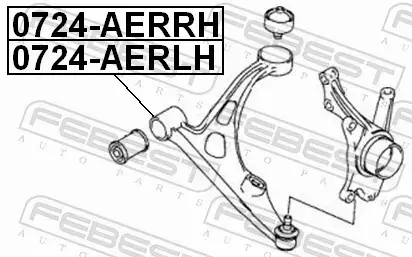 FEBEST WAHACZ ZAWIESZENIA 0724-AERLH 