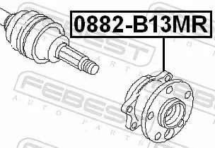 FEBEST PIASTA KOŁA 0882-B13MR 