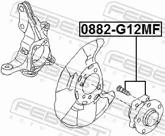 FEBEST PIASTA KOŁA 0882-G12MF 