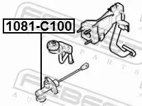 FEBEST POMPA SPRZĘGŁA 1081-C100 