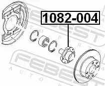 FEBEST PIASTA KOŁA 1082-004 