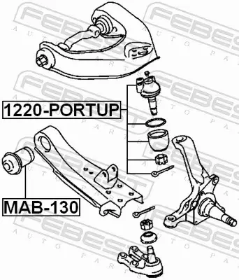 FEBEST SWORZEŃ WAHACZA 1220-PORTUP 