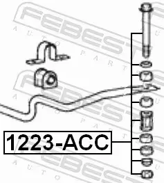 FEBEST ŁĄCZNIK STABILIZATORA 1223-ACC 