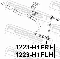 FEBEST ŁĄCZNIK STABILIZATORA 1223-H1FRH 