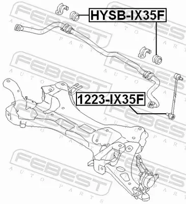 FEBEST ŁĄCZNIK STABILIZATORA 1223-IX35F 