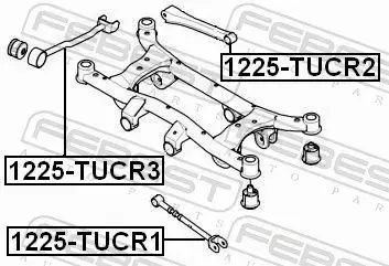 FEBEST WAHACZ ZAWIESZENIA 1225-TUCR2 