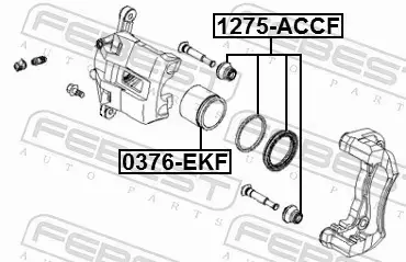 FEBEST ZESTAW NAPRAWCZY ZACISKU 1275-ACCF 