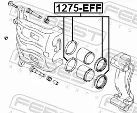 FEBEST ZESTAW NAPRAWCZY ZACISKU 1275-EFF 