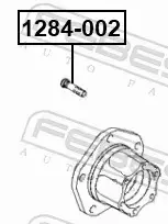 FEBEST ŚRUBA KOŁA 1284-002 
