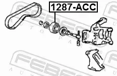 FEBEST ROLKA NAPINACZA 1287-ACC 