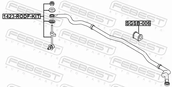 FEBEST ŁĄCZNIK STABILIZATORA 1423-RODF-KIT 