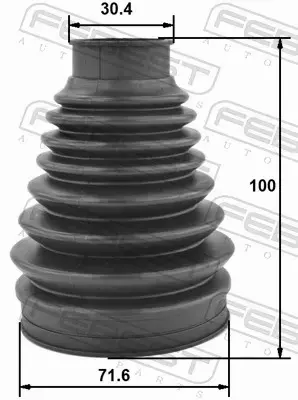 FEBEST OSŁONA PRZEGUBU 1615P-639SA 