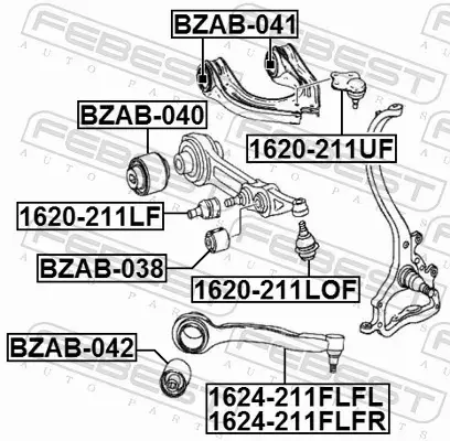 FEBEST SWORZEŃ WAHACZA 1620-211LF 