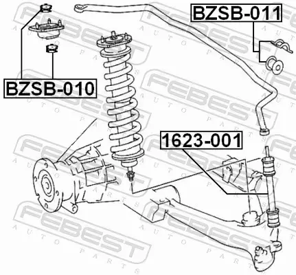 FEBEST ŁĄCZNIK STABILIZATORA 1623-001 