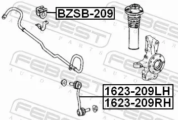 FEBEST ŁĄCZNIK STABILIZATORA 1623-209RH 