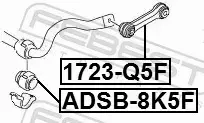 FEBEST ŁĄCZNIK STABILIZATORA 1723-Q5F 