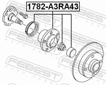 FEBEST PIASTA KOŁA 1782-A3RA43 