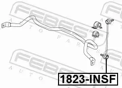 FEBEST ŁĄCZNIK STABILIZATORA 1823-INSF 