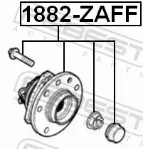 FEBEST PIASTA KOŁA 1882-ZAFF 