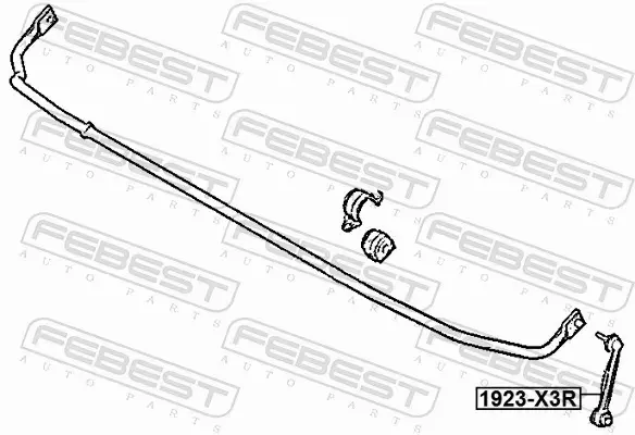 FEBEST ŁĄCZNIK STABILIZATORA 1923-X3R 
