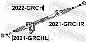 FEBEST DRĄŻEK KIEROWNICZY 2022-GRCH 