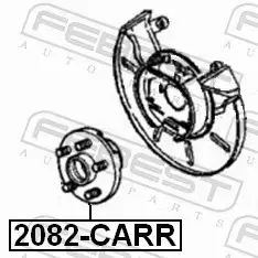 FEBEST PIASTA KOŁA 2082-CARR 