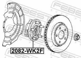 FEBEST PIASTA KOŁA 2082-WK2F 