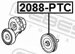 FEBEST ROLKA PROWADZĄCA PASKA 2088-PTC 