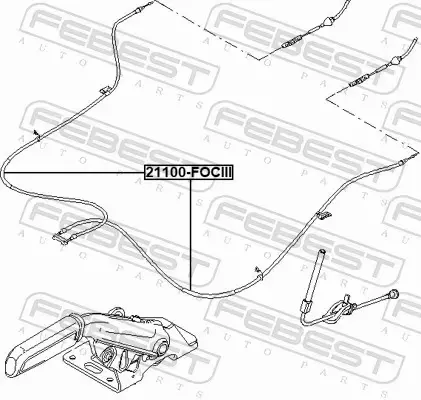FEBEST LINKA HAMULCOWA 21100-FOCIII 