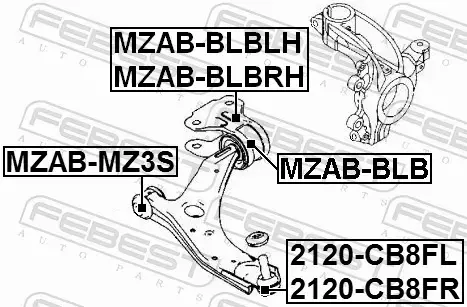 FEBEST SWORZEŃ WAHACZA 2120-CB8FL 