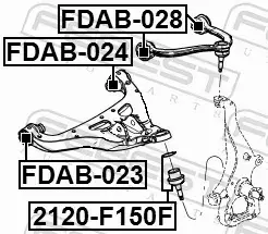 FEBEST SWORZEŃ WAHACZA 2120-F150F 