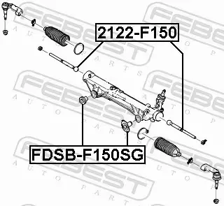 FEBEST DRĄŻEK KIEROWNICZY 2122-F150 