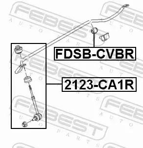 FEBEST ŁĄCZNIK STABILIZATORA 2123-CA1R 