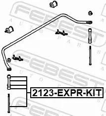 FEBEST ŁĄCZNIK STABILIZATORA 2123-EXPR-KIT 