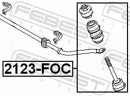 FEBEST ŁĄCZNIK STABILIZATORA 2123-FOC 