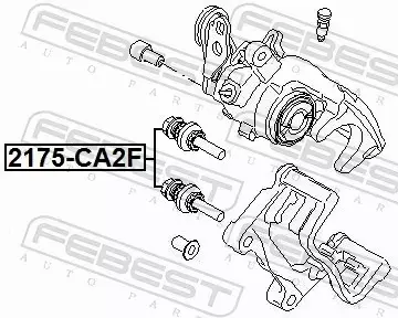 FEBEST ZESTAW NAPRAWCZY ZACISKU 2175-CA2F 