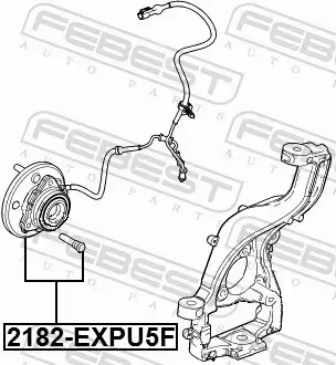 FEBEST ŁOŻYSKO KOŁA 2182-EXPU5F 