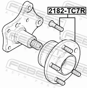 FEBEST PIASTA KOŁA 2182-TC7R 