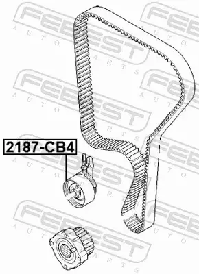 FEBEST ROLKA PROWADZĄCA PASKA 2187-CB4 