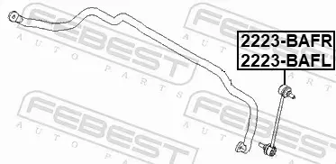 FEBEST ŁĄCZNIK STABILIZATORA 2223-BAFR 