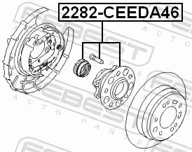 FEBEST PIASTA KOŁA 2282-CEEDA46 