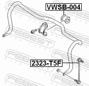 FEBEST ŁĄCZNIK STABILIZATORA 2323-T5F 