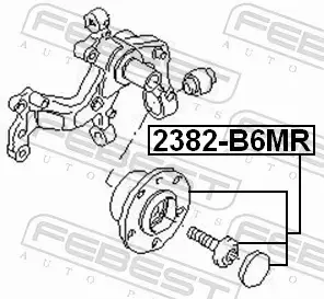 FEBEST PIASTA KOŁA 2382-B6MR 