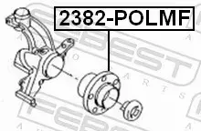 FEBEST PIASTA KOŁA 2382-POLMF 