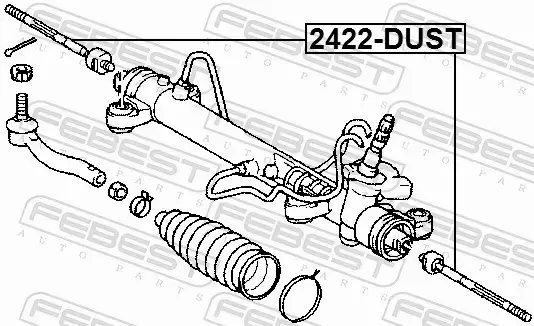 FEBEST DRĄŻEK KIEROWNICZY 2422-DUST 